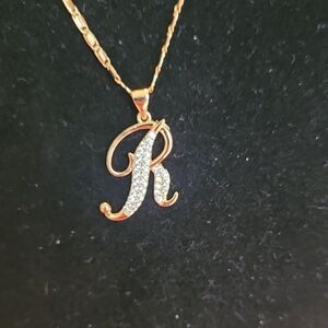 Elegant Gold Initial Necklace
